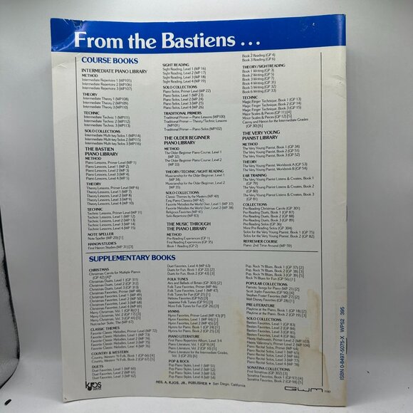 Pop Piano Styles Level 2 By Jane Smisor Bastien & James Bastien Music Book - Picture 3 of 6